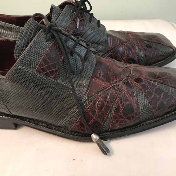 David Eden Limited Edition  crocodile/ Lizard shoe main image 14